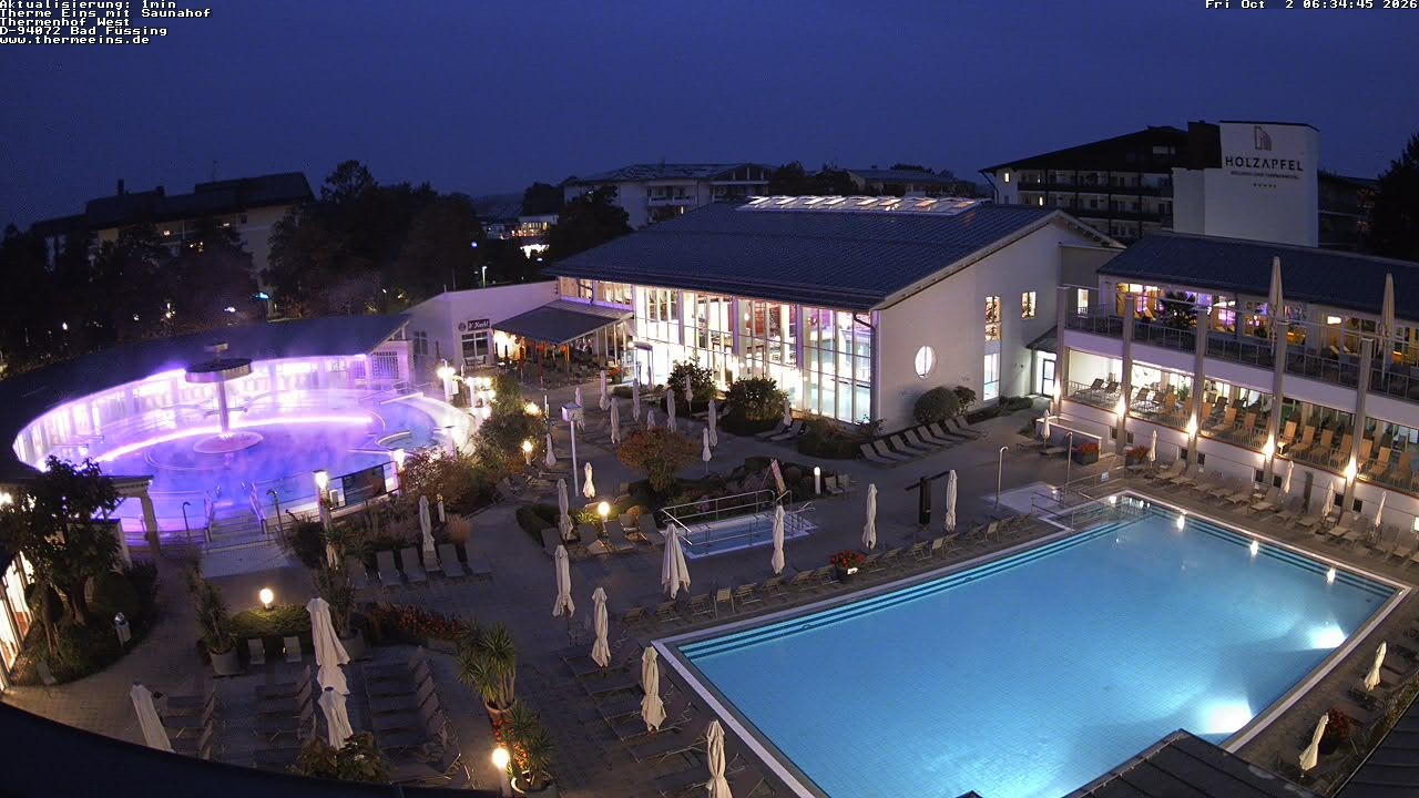 Archiv Foto Webcam Bad Füssing: Therme 1
