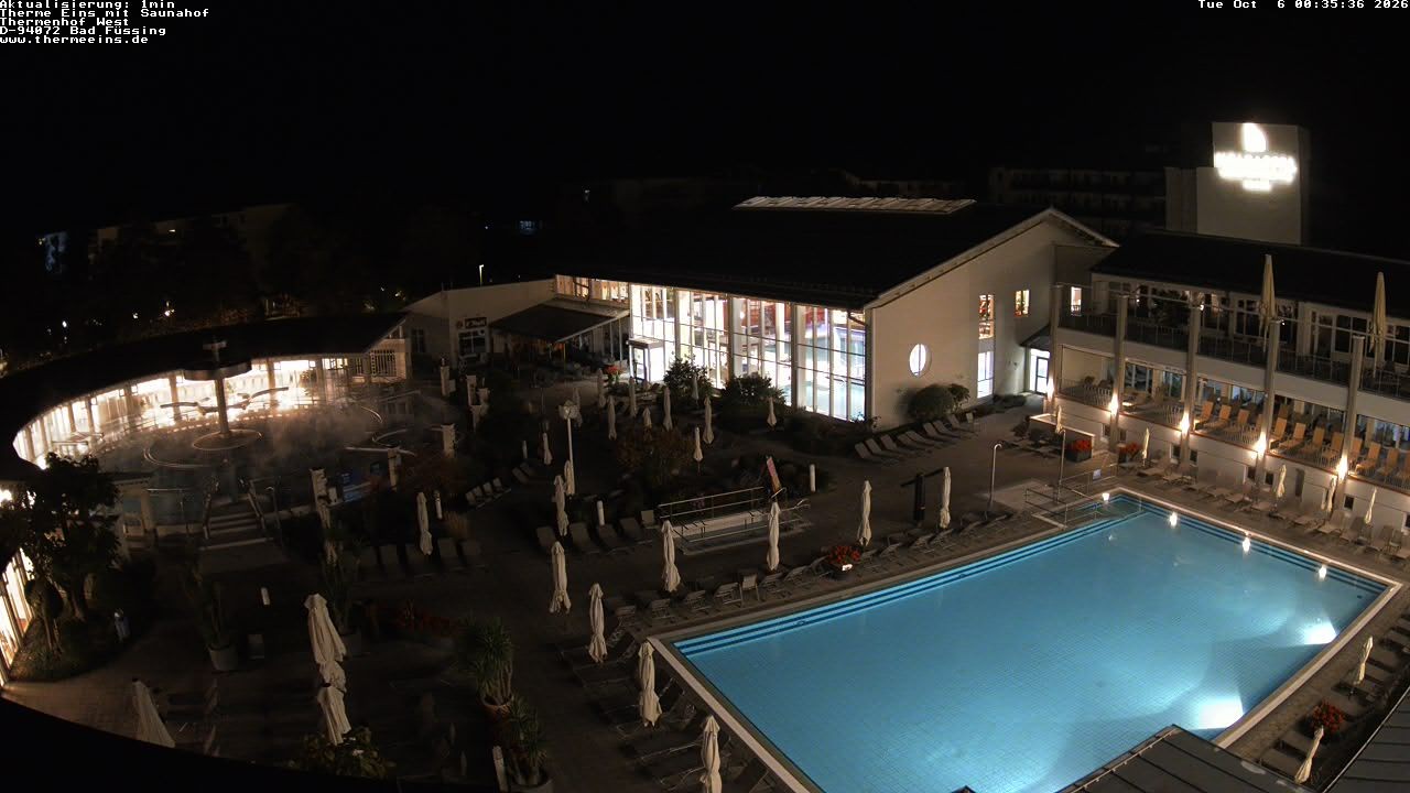 Archiv Foto Webcam Bad Füssing: Therme 1
