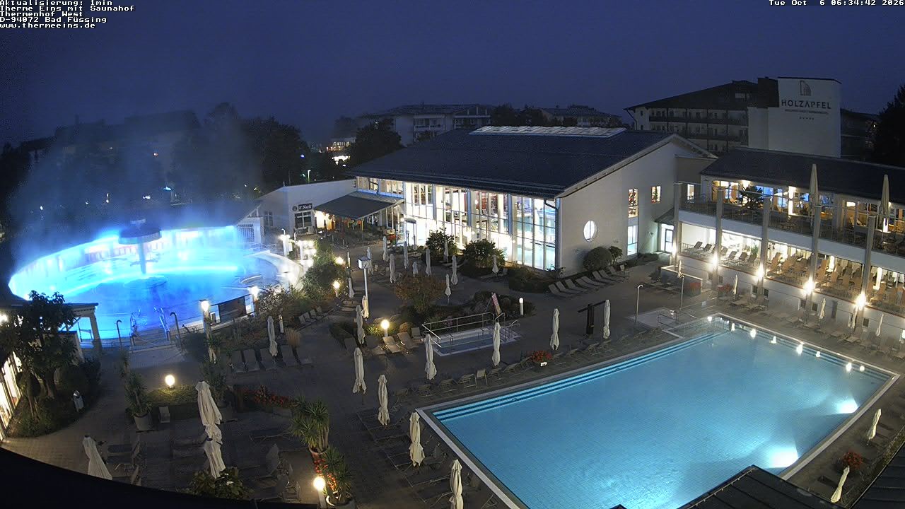 Archiv Foto Webcam Bad Füssing: Therme 1