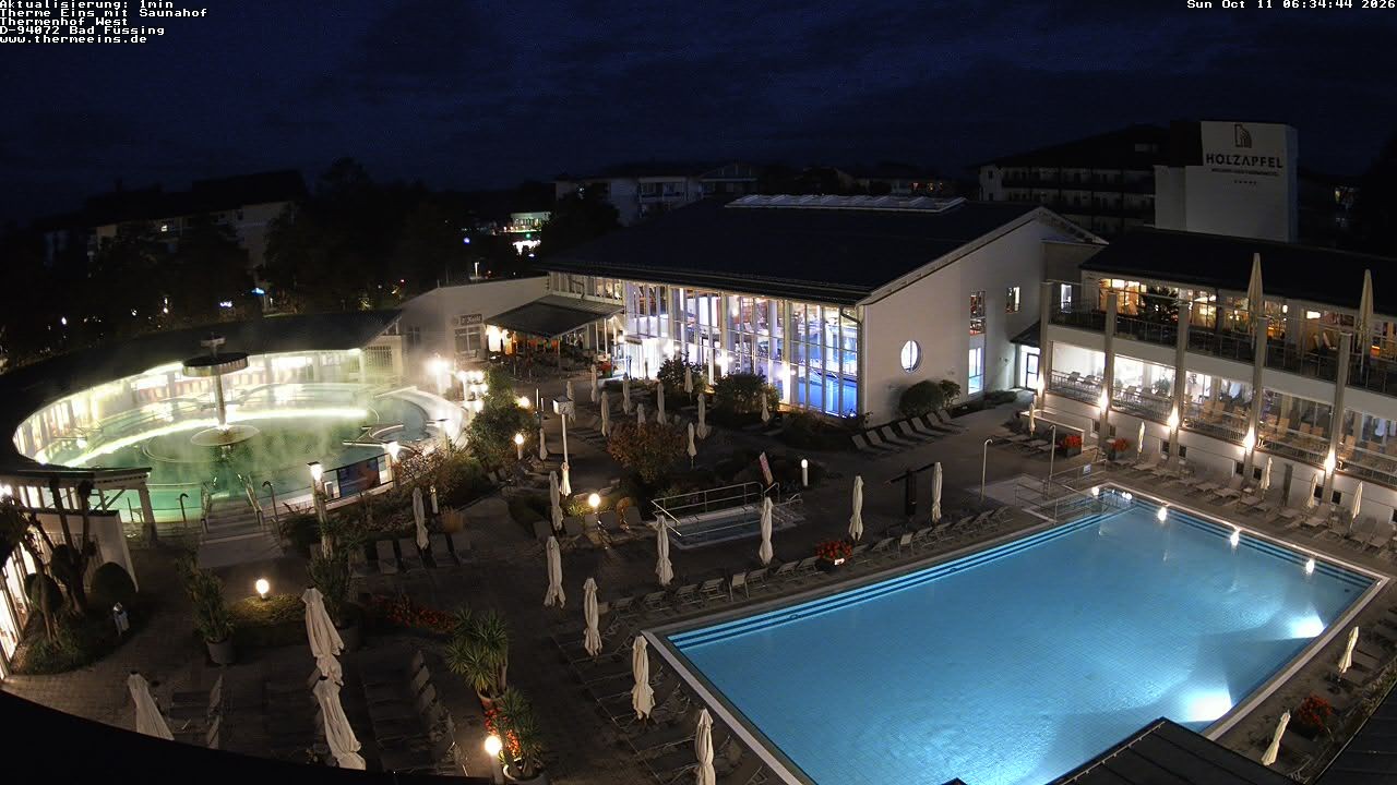 Archiv Foto Webcam Bad Füssing: Therme 1