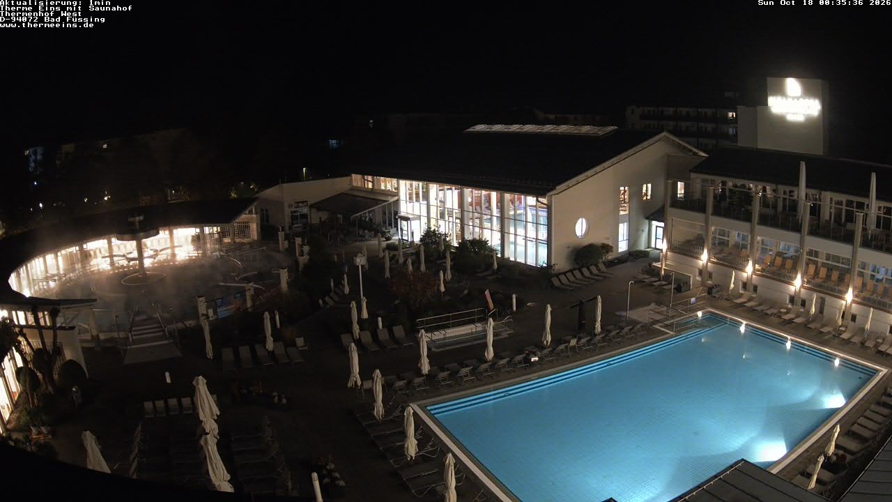 Archiv Foto Webcam Bad Füssing: Therme 1