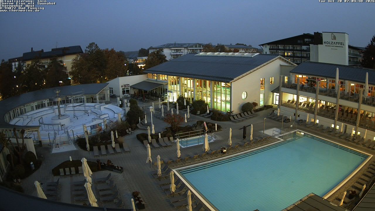 Archiv Foto Webcam Bad Füssing: Therme 1