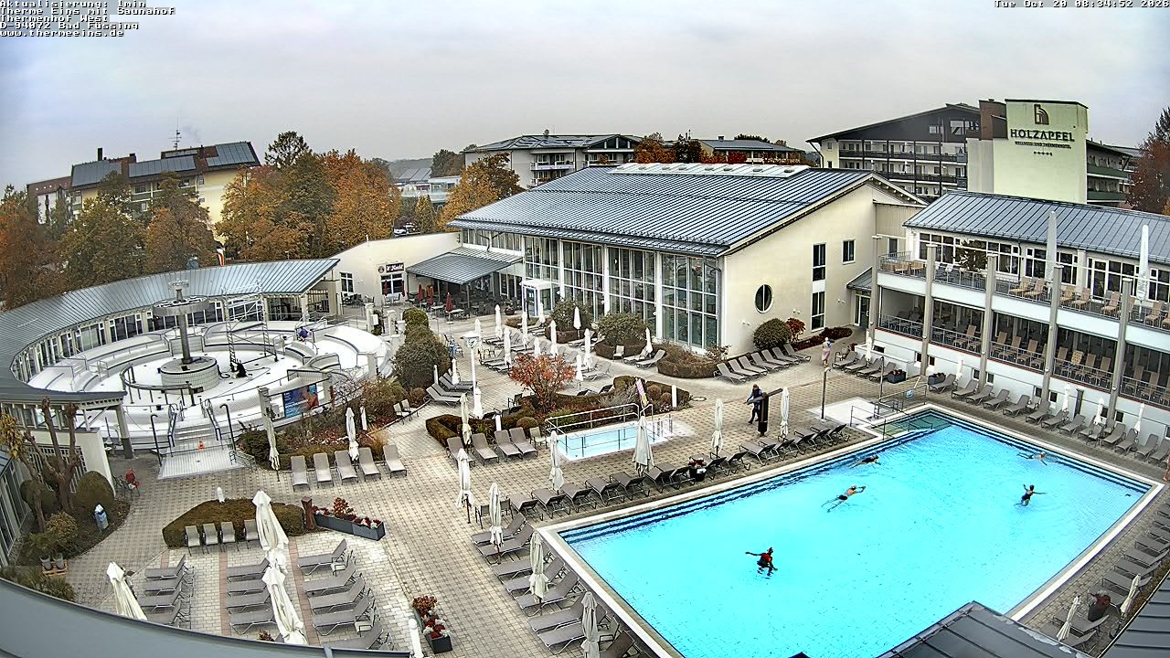 Archiv Foto Webcam Bad Füssing: Therme 1