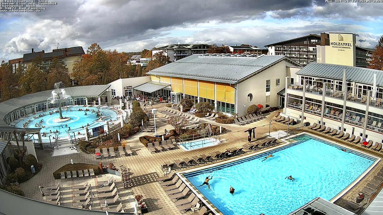 Archiv Foto Webcam Bad Füssing: Therme 1