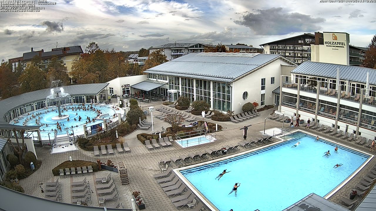 Archiv Foto Webcam Bad Füssing: Therme 1