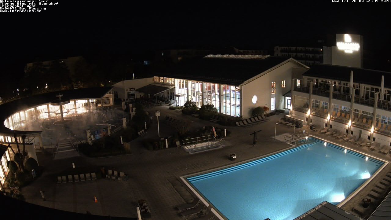 Archiv Foto Webcam Bad Füssing: Therme 1
