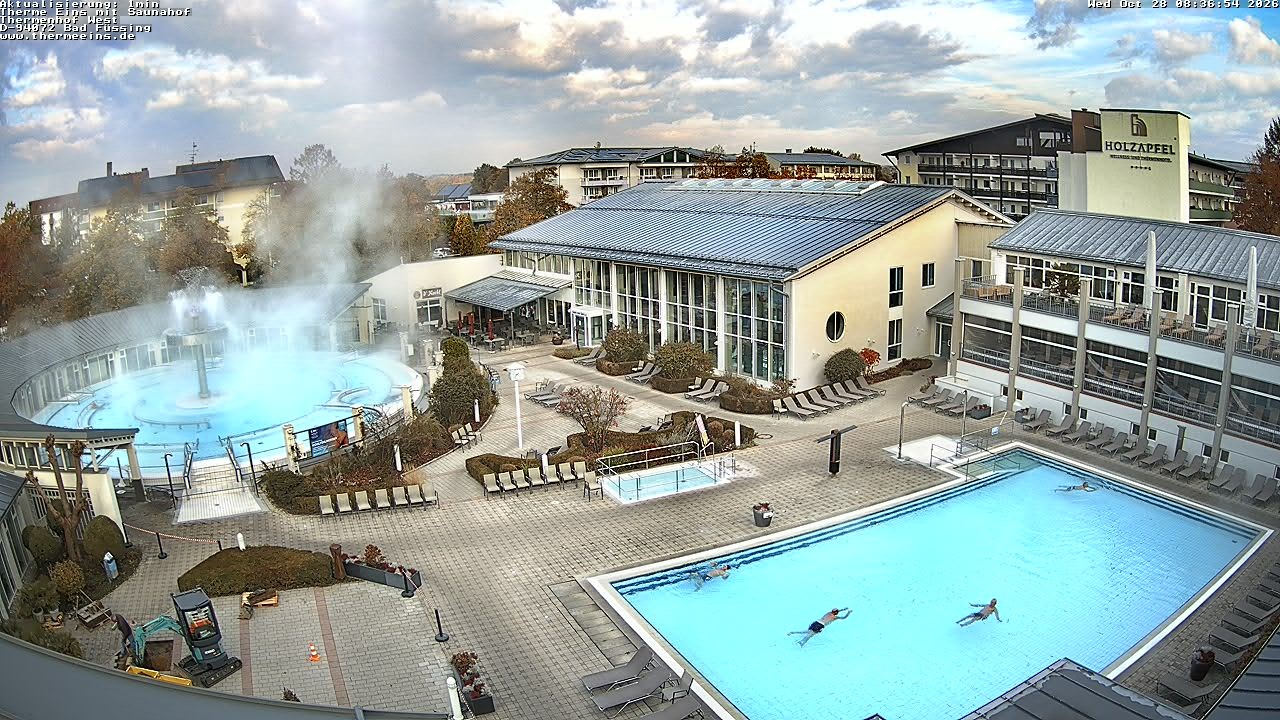 Archiv Foto Webcam Bad Füssing: Therme 1