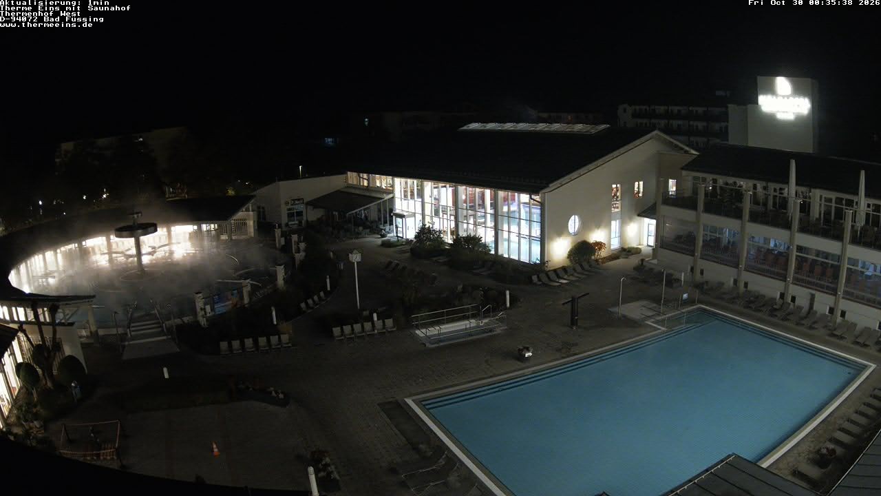 Archiv Foto Webcam Bad Füssing: Therme 1