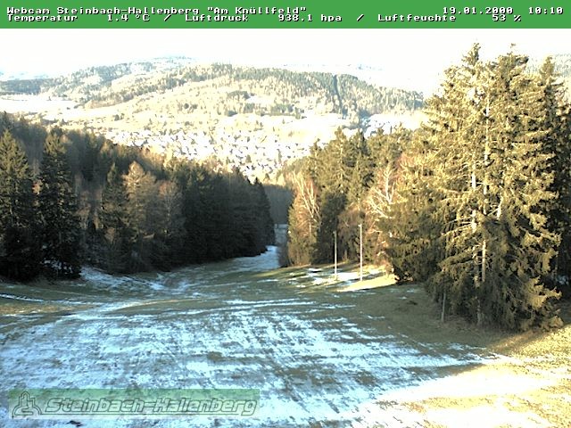 Archived image Webcam Steinbach-Hallenberg