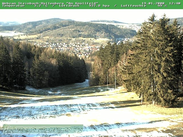 Archived image Webcam Steinbach-Hallenberg