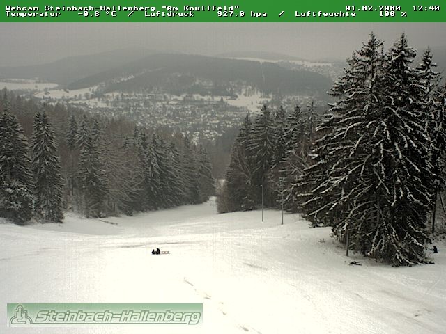 Archiv Foto Webcam Steinbach-Hallenberg