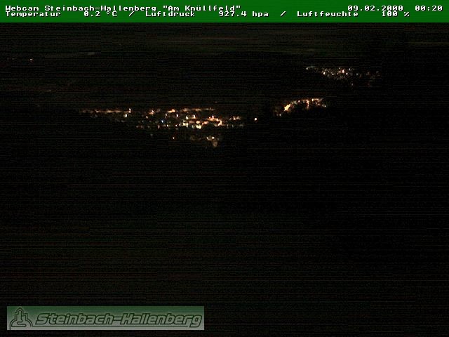 Archiv Foto Webcam Steinbach-Hallenberg