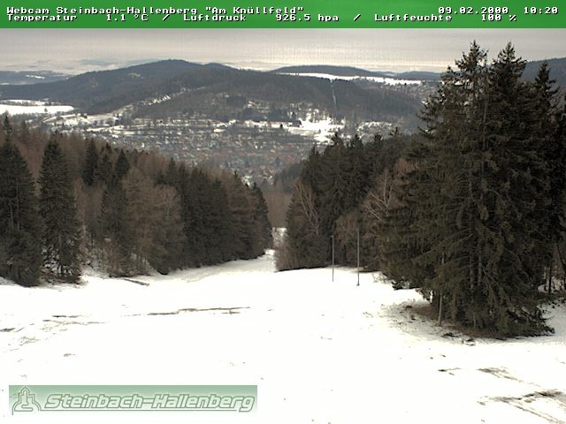 Archiv Foto Webcam Steinbach-Hallenberg