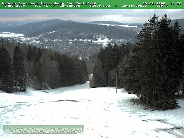Archiv Foto Webcam Steinbach-Hallenberg