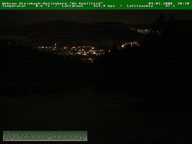 Archiv Foto Webcam Steinbach-Hallenberg