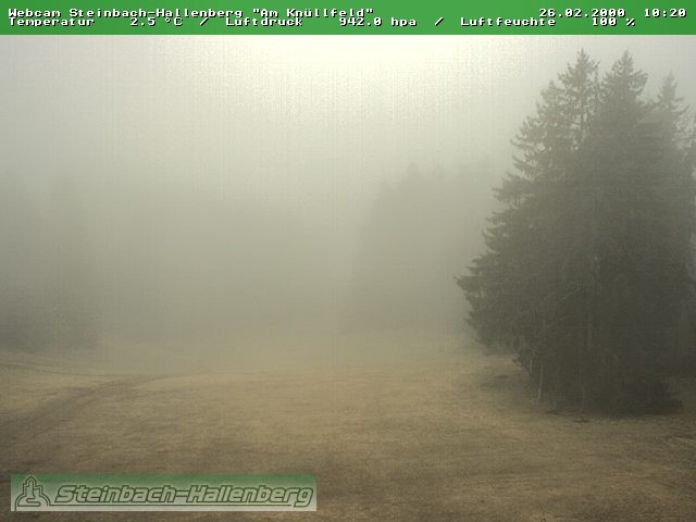 Archived image Webcam Steinbach-Hallenberg