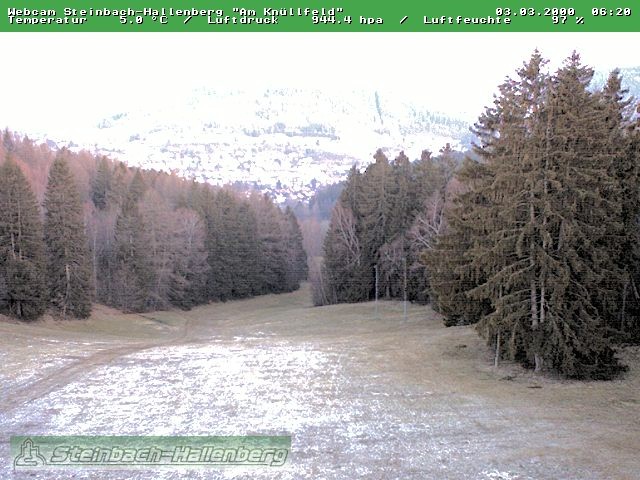 Archiv Foto Webcam Steinbach-Hallenberg