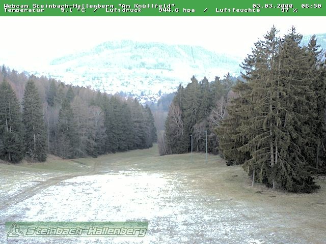 Archiv Foto Webcam Steinbach-Hallenberg