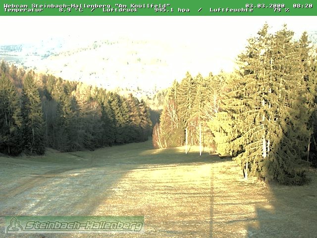 Archiv Foto Webcam Steinbach-Hallenberg