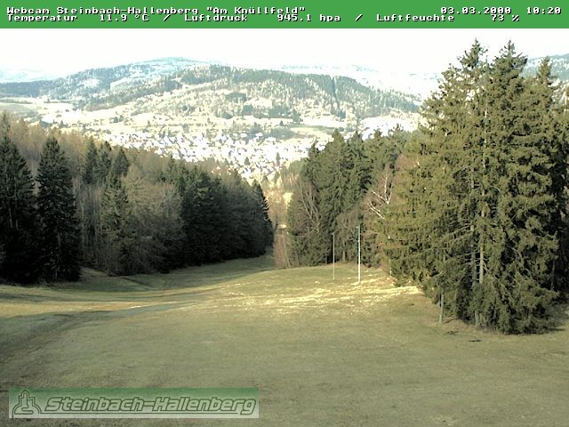 Archiv Foto Webcam Steinbach-Hallenberg