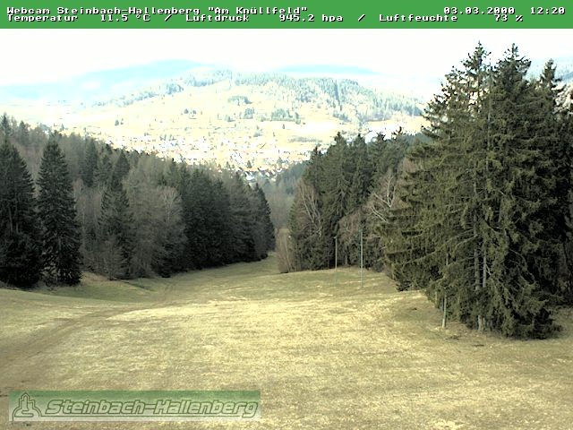 Archiv Foto Webcam Steinbach-Hallenberg