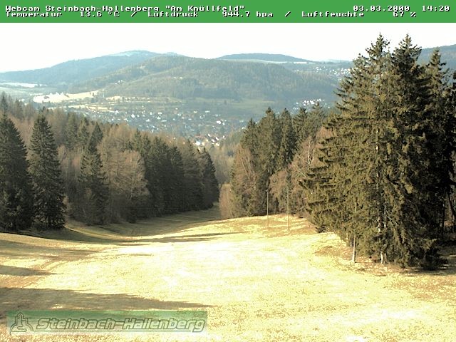 Archiv Foto Webcam Steinbach-Hallenberg