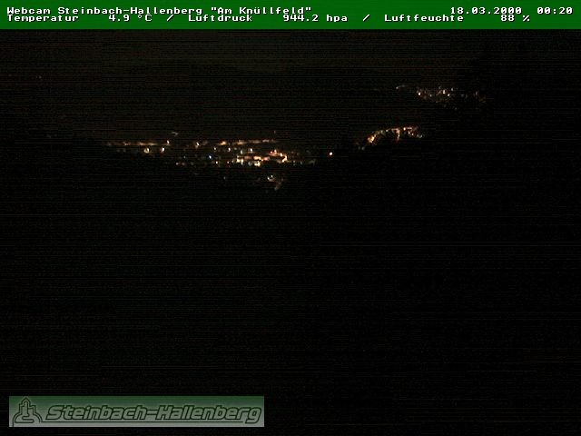 Archiv Foto Webcam Steinbach-Hallenberg