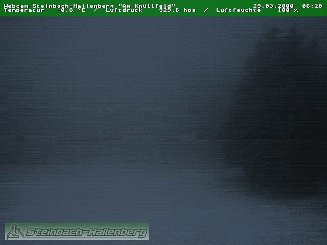 Archiv Foto Webcam Steinbach-Hallenberg