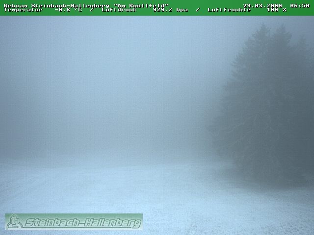 Archiv Foto Webcam Steinbach-Hallenberg