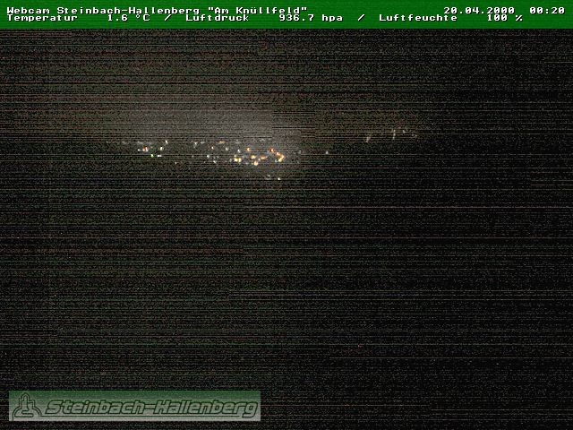 Archiv Foto Webcam Steinbach-Hallenberg