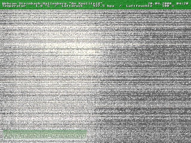 Archiv Foto Webcam Steinbach-Hallenberg