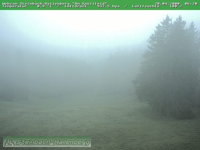 Archiv Foto Webcam Steinbach-Hallenberg