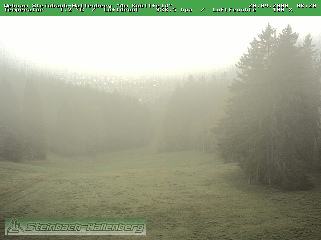 Archiv Foto Webcam Steinbach-Hallenberg