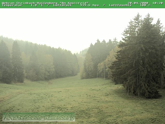 Archiv Foto Webcam Steinbach-Hallenberg