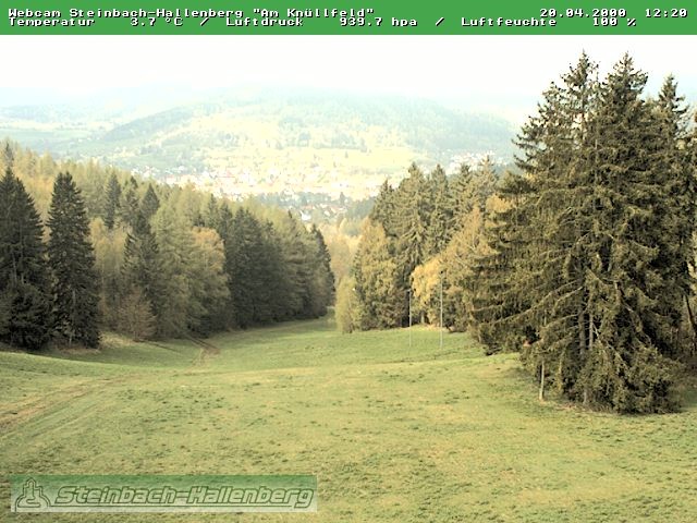Archiv Foto Webcam Steinbach-Hallenberg