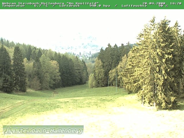 Archiv Foto Webcam Steinbach-Hallenberg