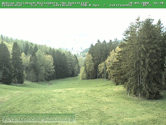 Archiv Foto Webcam Steinbach-Hallenberg