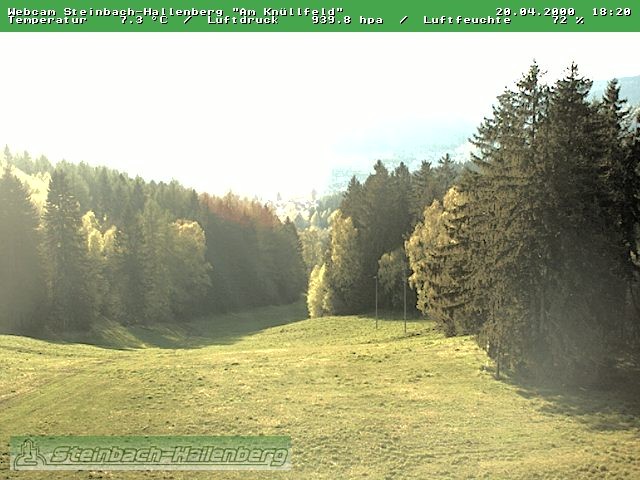 Archiv Foto Webcam Steinbach-Hallenberg