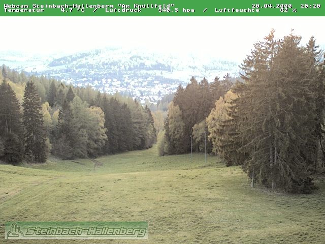 Archiv Foto Webcam Steinbach-Hallenberg