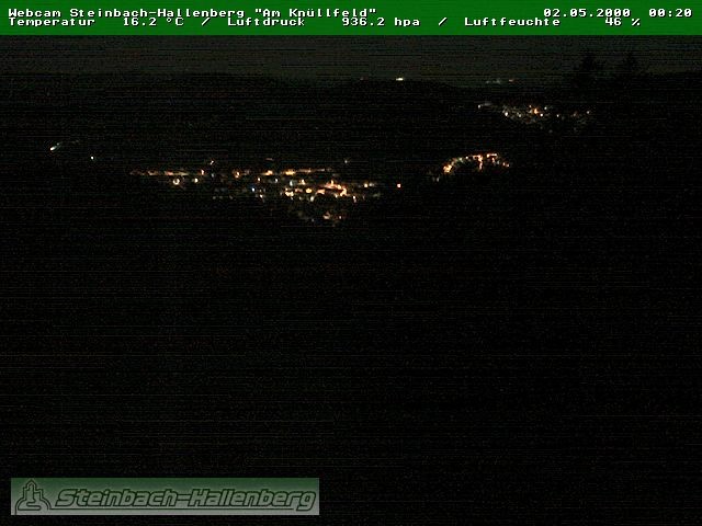 Archiv Foto Webcam Steinbach-Hallenberg