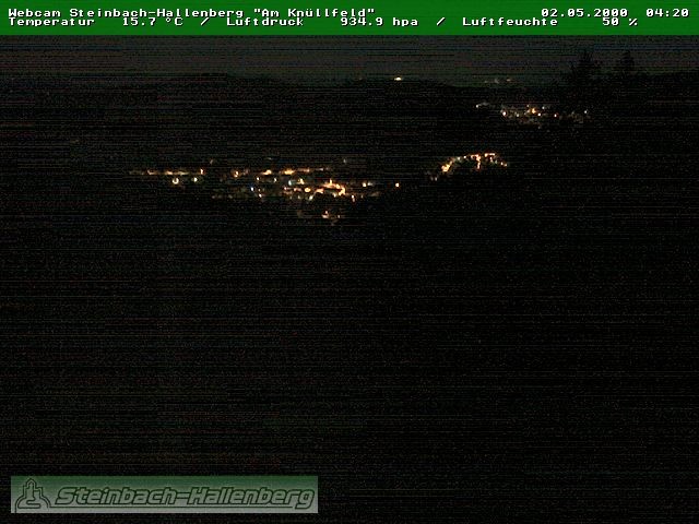 Archiv Foto Webcam Steinbach-Hallenberg
