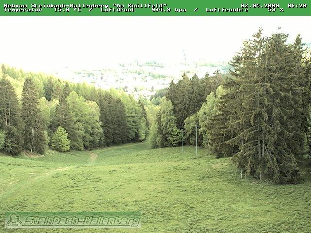 Archiv Foto Webcam Steinbach-Hallenberg