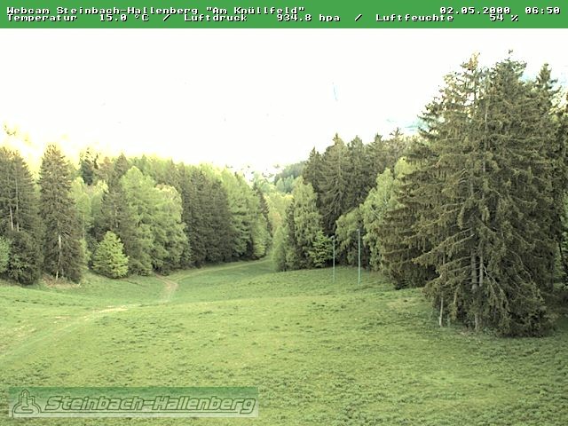Archiv Foto Webcam Steinbach-Hallenberg