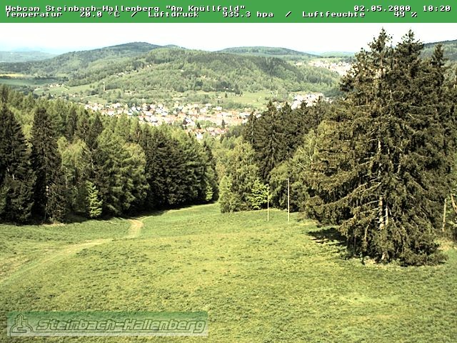 Archiv Foto Webcam Steinbach-Hallenberg