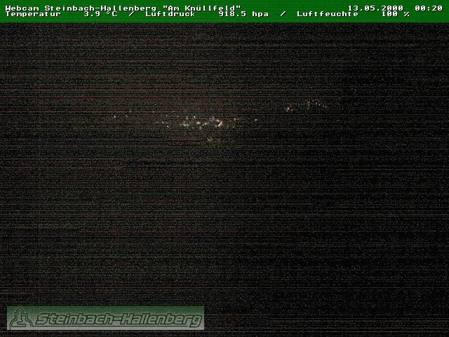 Archiv Foto Webcam Steinbach-Hallenberg