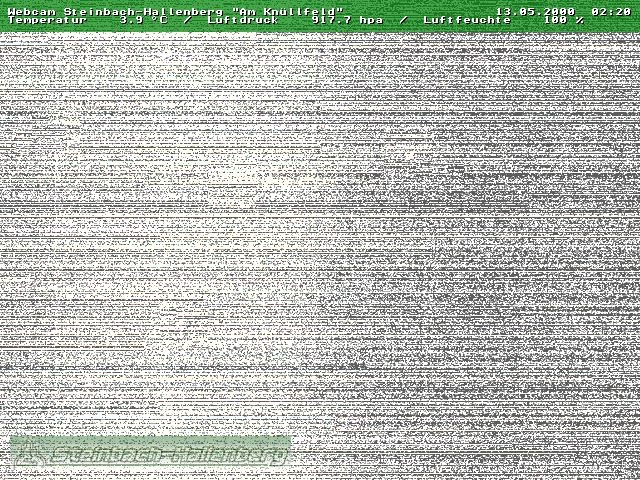 Archiv Foto Webcam Steinbach-Hallenberg