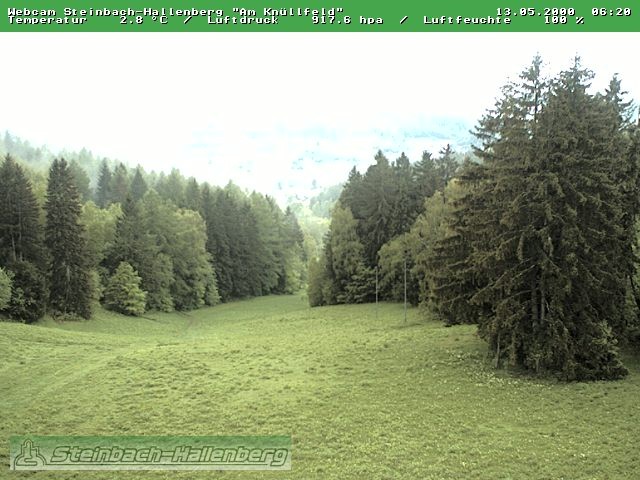 Archiv Foto Webcam Steinbach-Hallenberg