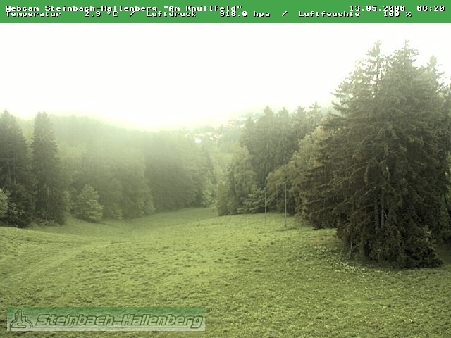 Archiv Foto Webcam Steinbach-Hallenberg