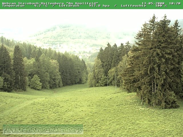 Archiv Foto Webcam Steinbach-Hallenberg
