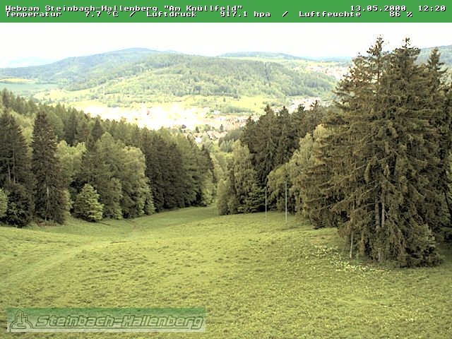 Archiv Foto Webcam Steinbach-Hallenberg